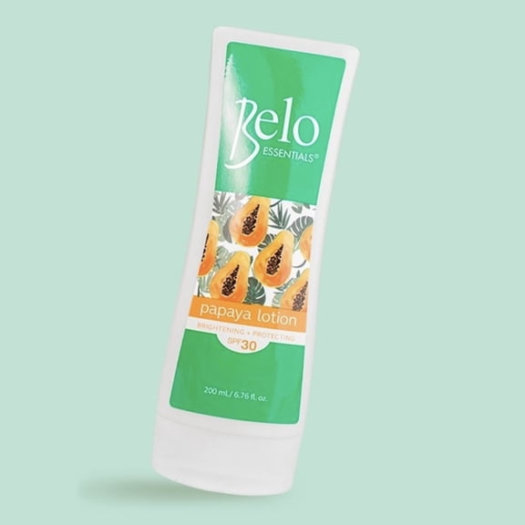 Belo Essentials Papaya Lotion Brightening Protecting SPF30 200ml