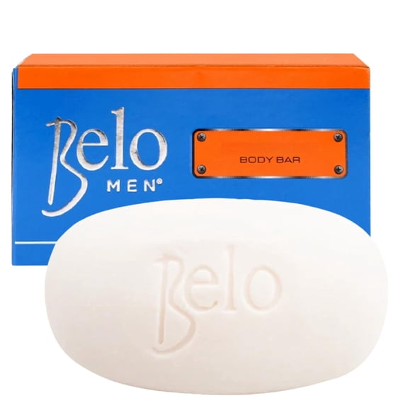 Belo Essentials Men Bar Soap Deep Clean Gentle Cleanser Hydration Nourishing Soft Smooth Revitalizing Supple Texture Healthy Glow Daily Skincare- 135g