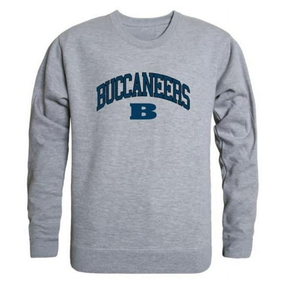 Beloit College Buccaneers Campus Crewneck Sweatshirt, Heather Grey - Large