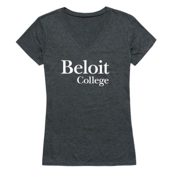 Beloit College Buccaneers Women Institutional T-Shirt, Heather Charcoal - Medium