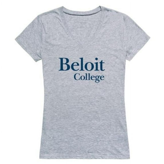 Beloit College Buccaneers Women Seal T-Shirt, Heather Grey - Medium