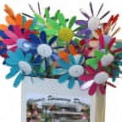 Spaventapasseri Girasole Girellante Classico – Anti Talpa Per Giardino, Daisy Spinning, 61 Cm - 2