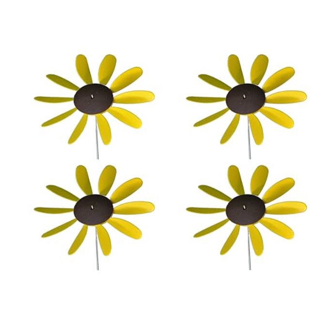 Beloit Plastics 12" Diameter SunFlowers/Daisy (4 Pack),24" Tall