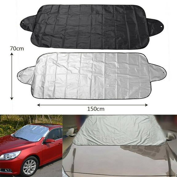 Belom Foldable Car Visor Screen Sun Shade Cover Front,Rear-Window Protector Windshield
