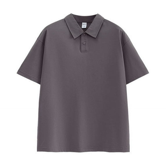 Belong to young | mint polo shirt short sleeve 2025 spring and summer new loose 5-in-16 technology fabric lapel T-shirt