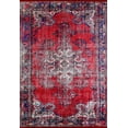 thumbnail image 1 of Belorecensk Red Vintage Polyester Area Rugs for Living Room Washable Rugs Boho Moroccan Area Rug Soft Geometric Bohemian Carpet Distressed Indoor Rug for Bedroom Dining Room Office Nonslip Rug, 1 of 9