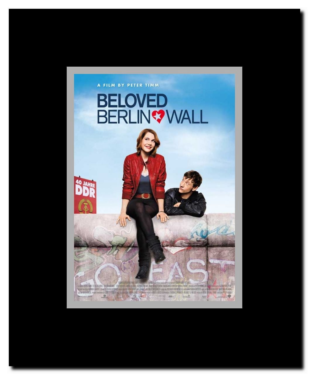 Beloved Berlin Wall Framed Movie Poster