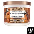 thumbnail image 1 of Beloved Brown Sugar and Toasted Almond 2-Wick Candle - 11.5oz, 1 of 2