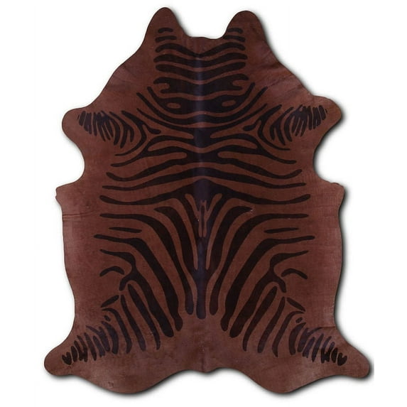 Beloved PRINTED cowhide rugs for sale ZEBRA BROWN ON CAMEL rug