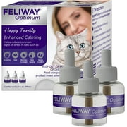 Beloved Pets Cat Calming Diffuser & Pet Anti Anxiety Products - Feline Calm Pheromones Plug in & Cats Stress Relief Comfort Helps wit Enhanced Calming Pheromone 30-Day Refill   3 Pack