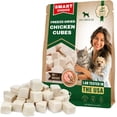 thumbnail image 1 of Beloved Pets Dog & Cat Treats Freeze Dried Chicken Cubes 5.3 oz - All Natural Meat Raw Pet Food - Human Grade High-Protein Snacks & Grain-Free Jerky Chews for Cats and Small Dogs, 1 of 7