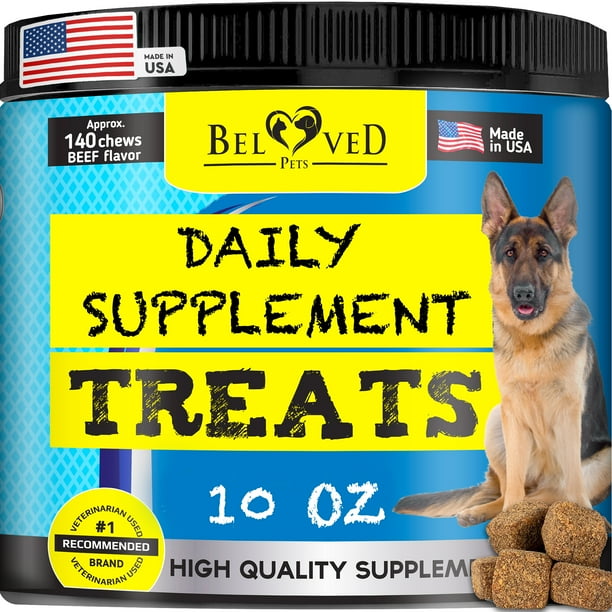 Beloved Pets Vitamin Treats for Pets Soft Chews Natural 140 Ct (Beef