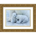 thumbnail image 1 of Belovodchenko, Anton 14x11 Gold Ornate Wood Framed with Double Matting Museum Art Print Titled - Polar Bear Cub, 1 of 4