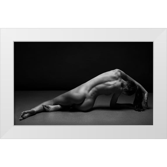 Belovodchenko, Anton 32x21 White Modern Wood Framed Museum Art Print Titled - Bodyscape