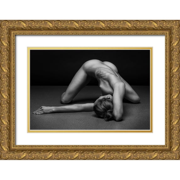 Belovodchenko, Anton 32x23 Gold Ornate Wood Framed with Double Matting Museum Art Print Titled - Bodyscape
