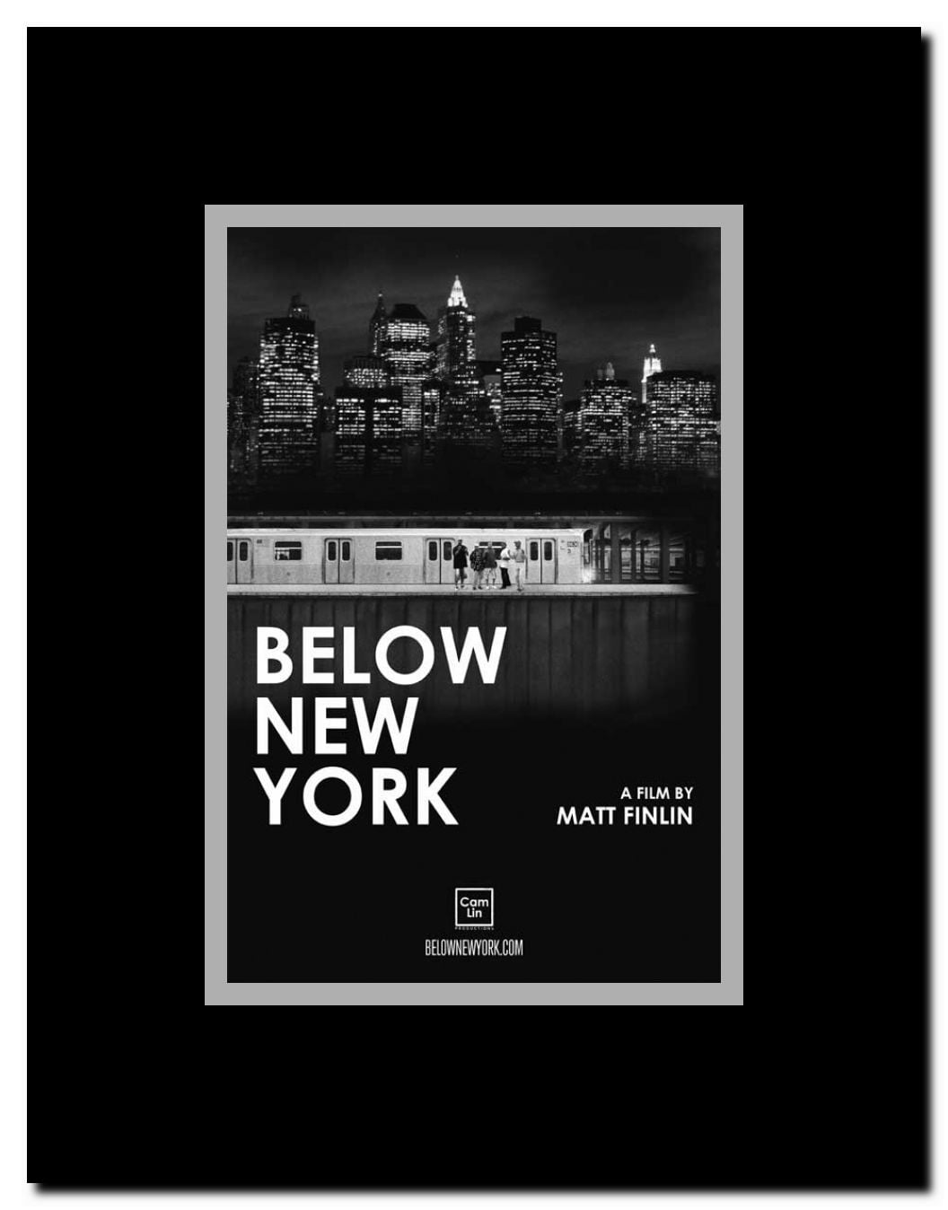 Below New York Framed Movie Poster
