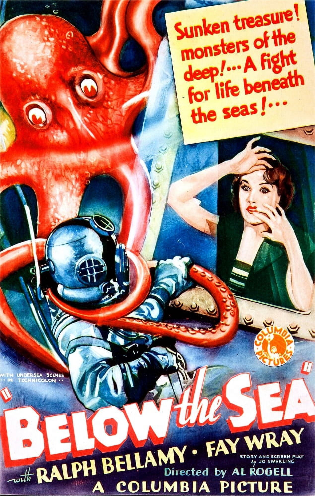 Below The Sea U Canvas Art -  (24 x 36)