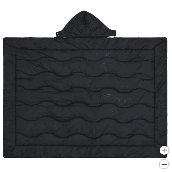 Below Zero Wearable Blanket Black