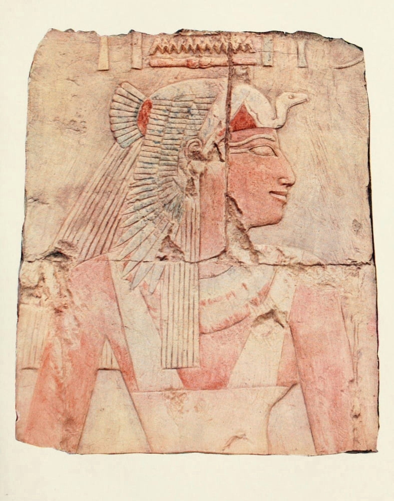 Below the Cataracts 1907 Aahmes mother of Hatshepsu in the temple at Der El-Bahri Canvas Art - Walter Tyndale (18 x 24)