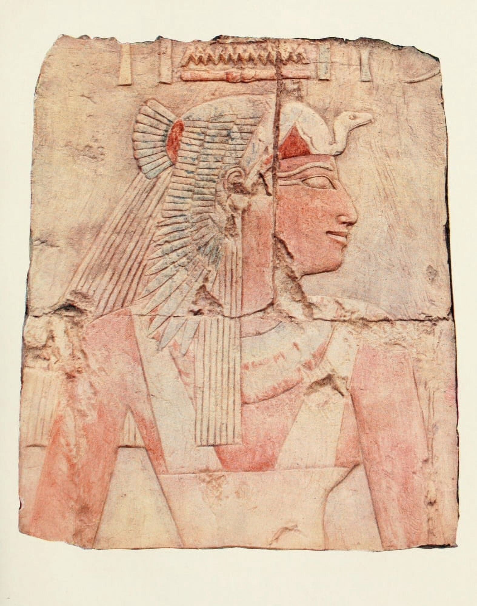Below the Cataracts 1907 Aahmes mother of Hatshepsu in the temple at Der El-Bahri Canvas Art - Walter Tyndale (24 x 36)