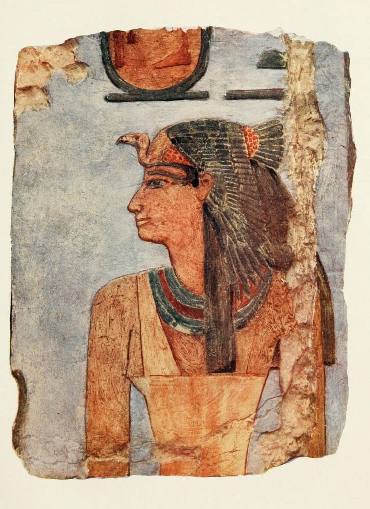 Below the Cataracts 1907 Senseneb in the temple of Hatshepsu Canvas Art - Walter Tyndale (18 x 24)