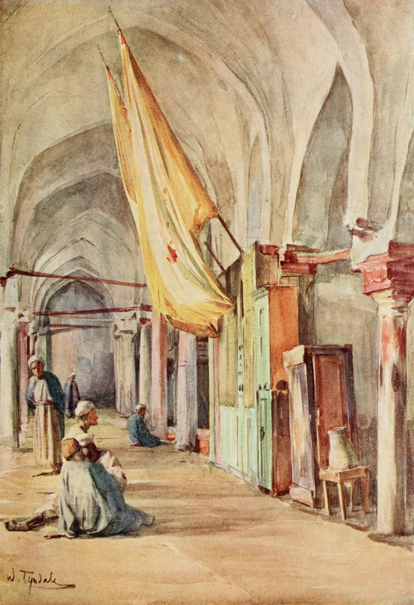 Below the Cataracts 1907 The Shrine of Sakhlun Rosetta Canvas Art - Walter Tyndale (18 x 24)