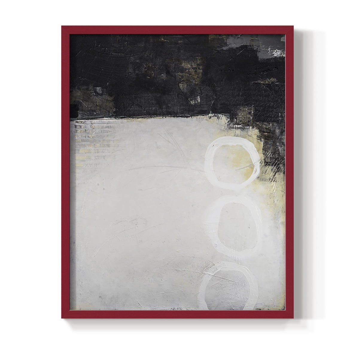 Below the Surface in Paper Solid Wood 8 x 10 Framed Print