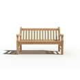 thumbnail image 1 of Curated Maison Belrose 2-Person Teak Outdoor Bench in Natural, 1 of 4