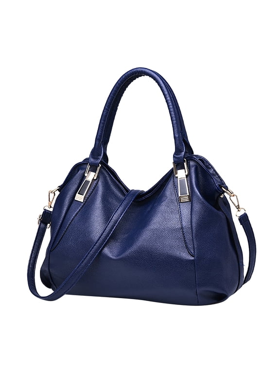 Vintage Leather Tote Handbags for Women Soft Shoulder Bags Crossbody Satchel Purse