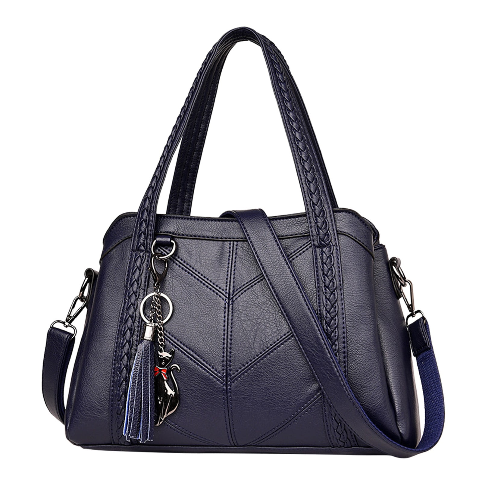 Belrova Vintage Leather Tote Handbags for Women Soft Shoulder Bag Crossbody Purse with Adjustable Strap