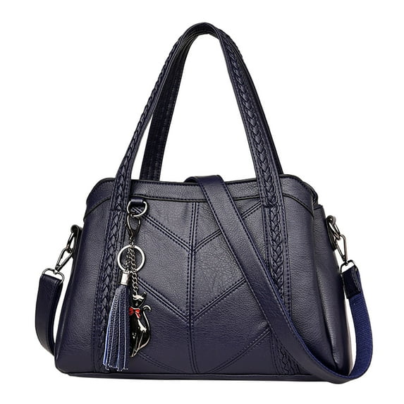 Belrova Vintage Leather Tote Handbags for Women Soft Shoulder Bag Crossbody Purse with Adjustable Strap