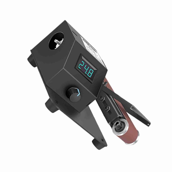 Belt 350W Vertical & Horizontal Mini Belt Sander Electric Sanding Polishing Grinding Machine Grinding Sander Grinder Small Sand-belt Machine Stepless Speed Regulation With 10