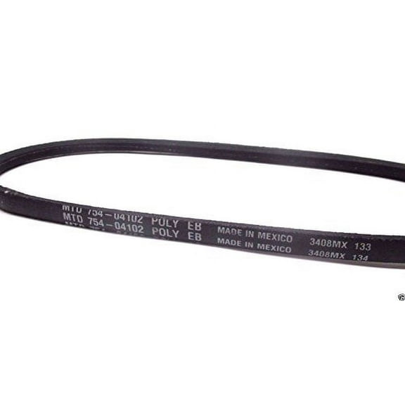 Belt 3L:25 LG MTD 954-04102 Yard Machines Sears Craftsman Snow Throwers OEM