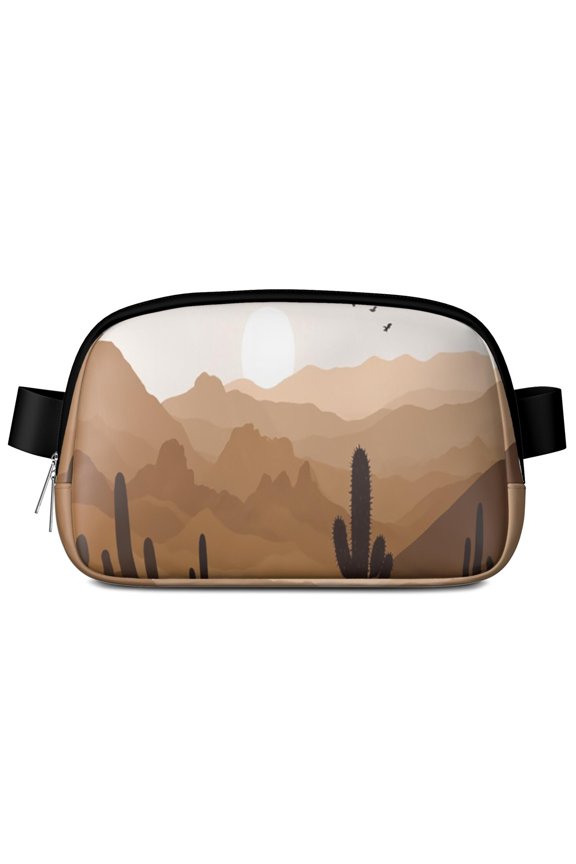 Belt Bag Fashion Adjustable Belt Bag for Travel Cactus Desert Waterproof Everywhere Crossbody Belt Bag for Workout