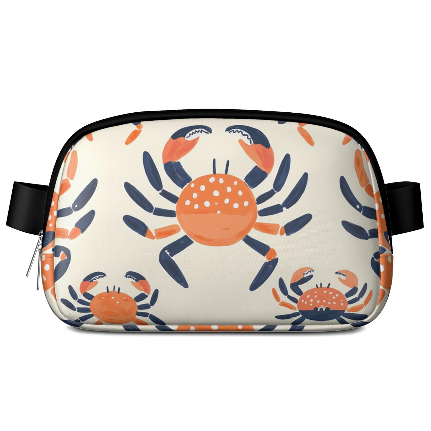 Belt Bag Fashion Waist Packs Bag with Adjustable Strap Marine Adorable Crab HandsFree Running Belt for Jogging for Travel Daily Leisure