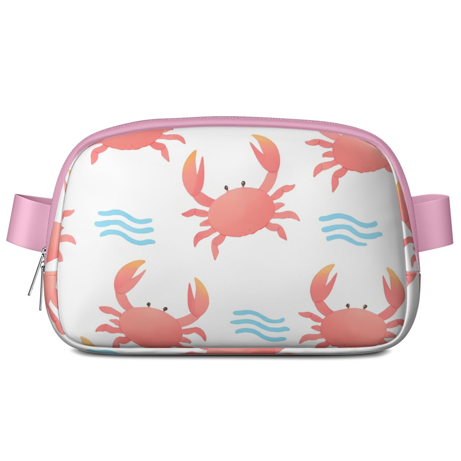 Belt Bag Fashion Waist Packs Bag with Adjustable Strap Marine Adorable Crab Sporty Waist Pack for Running for Workout