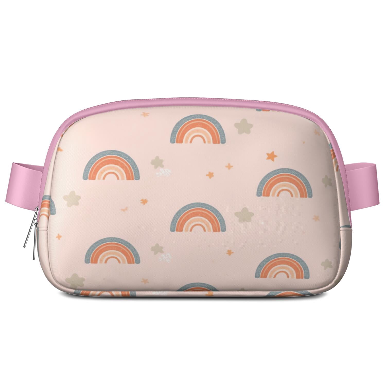 Belt Bag for Men&Women HandsFree Running Belt for Jogging with Adjustable Strap for Outdoors Workout Traveling Rainbow Cartoon Sporty Waist Pack