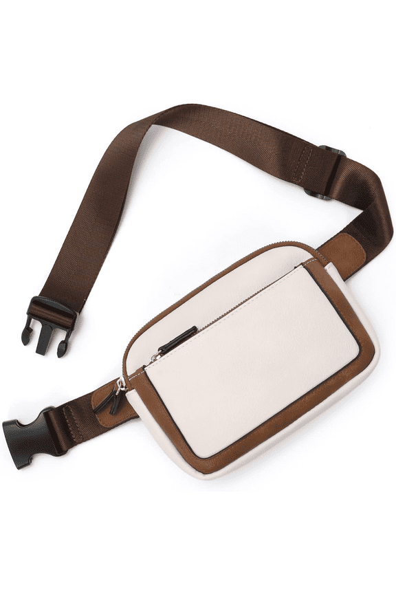 Belt Bag for Women, Mini Everywhere Crossbody Waist Bag Adjustable Strap, Vegan Leather Women's Fanny Pack
