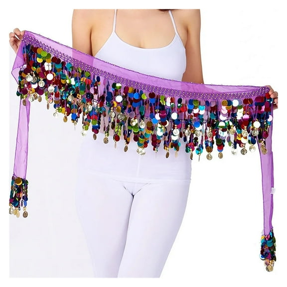 Belt Belly Dance Belt Costumes Sequins Tassel Belly Dance Hip Scarf for Women Belly Dancing Belts