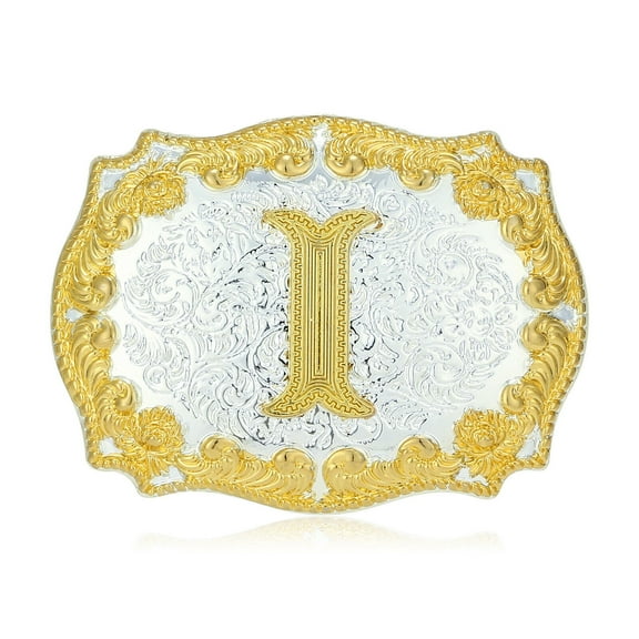 Belt Buckle Western Cowboy Initial Letter A - Z Rodeo Belt Buckle For Unisex USA