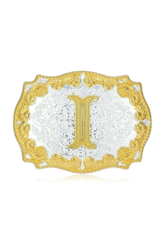Belt Buckle Western Cowboy Initial Letter A - Z Rodeo Belt Buckle For Unisex USA