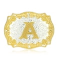 thumbnail image 1 of Belt Buckle Western Cowboy Initial Letter A - Z Rodeo Belt Buckle For Unisex, 1 of 7