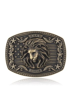 Belt Buckles Men Western Cowboy Big Belt Buckle Vintage Large Cowboy Buckles Western Gifts for Men & Women