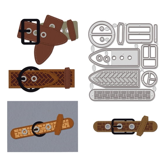 Belt Carbon Steel Cutting Dies Stencils Leather Belt Carbon Steel Embossing Template