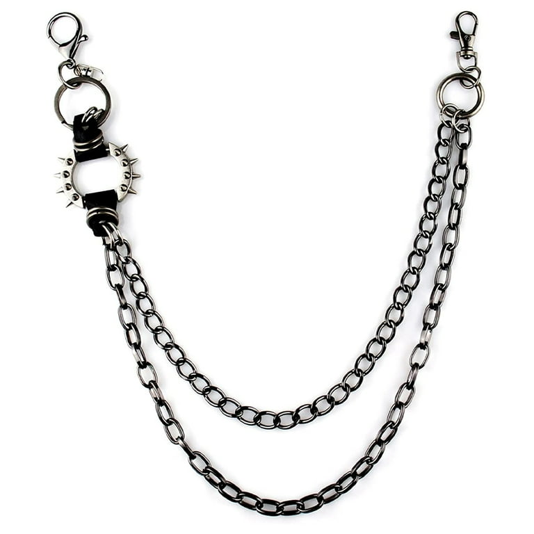 Belt Chain Men Wallet Chains for Bike Vintage Decor Rock and Roll Metal Women Women s Nickel Walmart