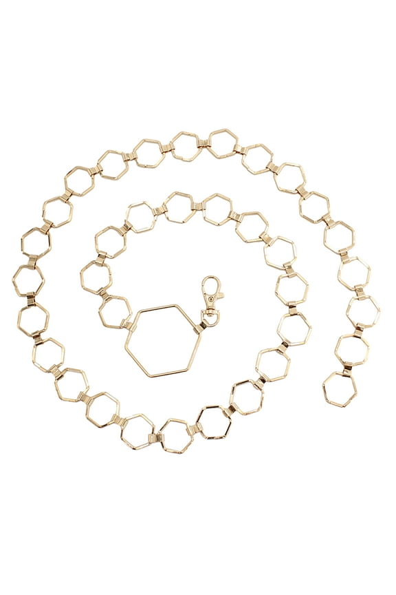 Belt Christmas Women Hook Adjustment Waist Metal String Decorative Dress Waist Small Fragrance Thin Sweet Chain Belts For Women