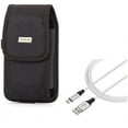 thumbnail image 1 of Belt Clip Holster Case with 10ft Long USB-Cable Fast Charger Cord TYPE-C Wire L5W for Samsung Galaxy Note 8 20 Ultra 10 Plus A9 A72 5G A71 5G A70 A52 5G A51 5G A50 A42 5G A32 5G A30s A21 A20, 1 of 11