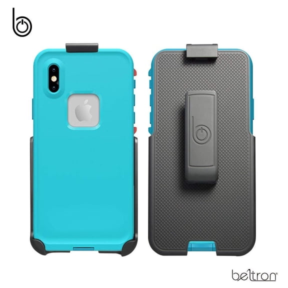 Belt Clip Holster for The LifeProof FRE iPhone Xs Max Case case not Included - Features: Secure Fit, Quick Release Latch, Durable Rotating Belt Clip & Built-in Kickstand