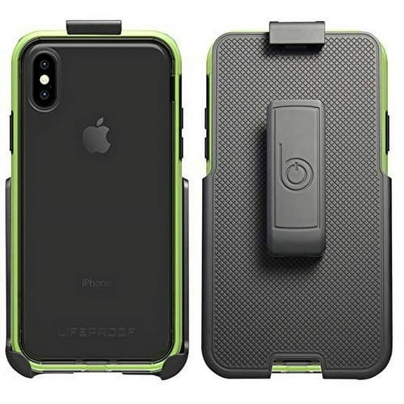 Belt Clip Holster for LifeProof Slam Case - iPhone X iPhone Xs LifeProof case not Included Features: Secure Fit, Quick Release Latch, Durable Rotating Belt Clip & Built-in Kickstand