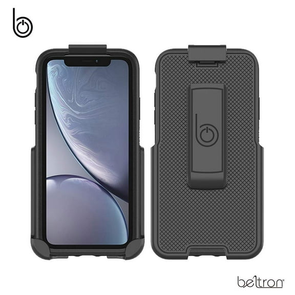 Belt Clip Holster for The OtterBox Symmetry Series - iPhone XR (case not Included) - Features: Secure Fit, Quick Release Latch, Durable Rotating Belt Clip & Built-in Kickstand